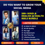 500+ Hindi & English AI Health Reels Bundle